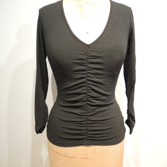 CACH’E V-neck Lace back long sleeve Elastane Blend - Picture 2 of 4